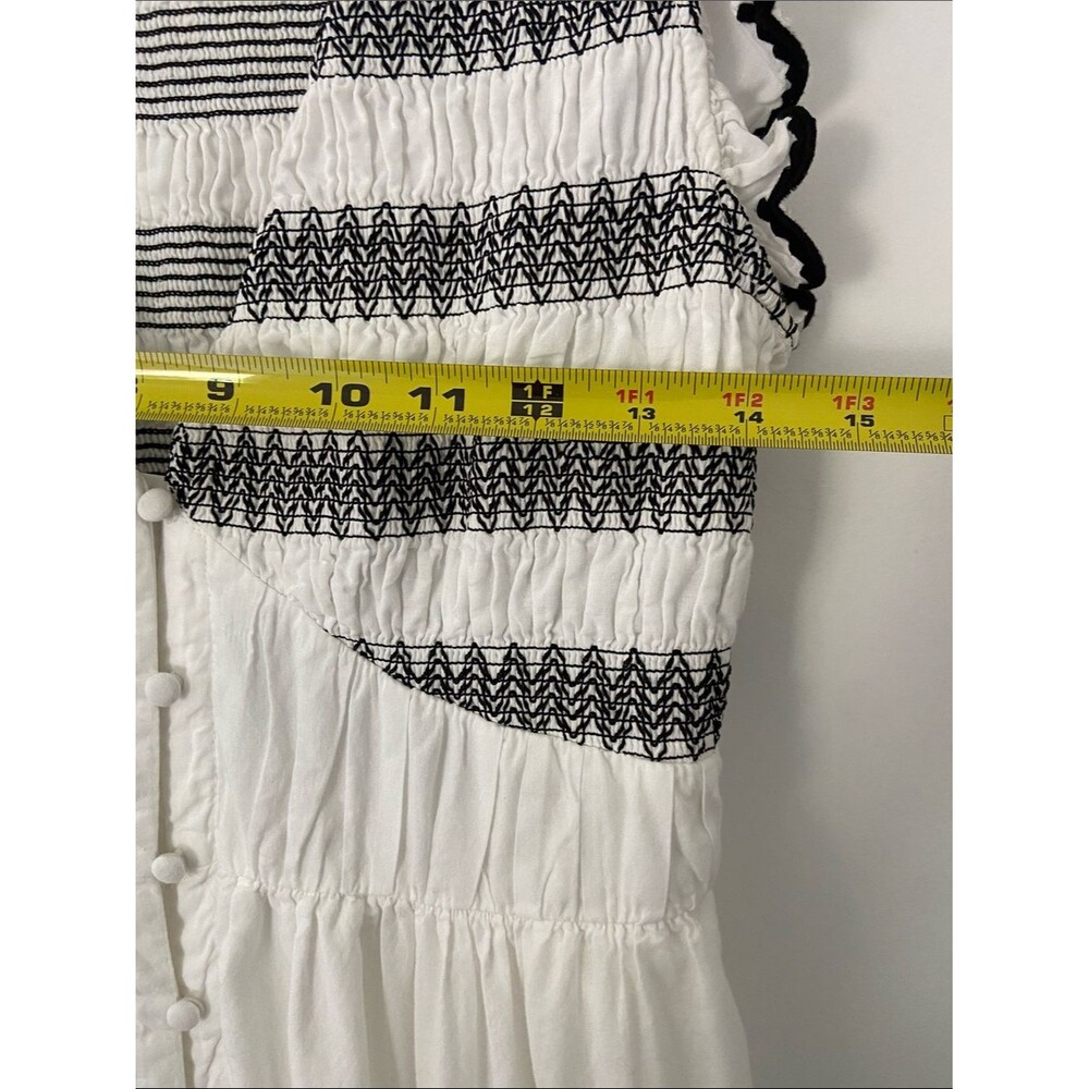 Anthropologie Peregrine Embroidered Smocked Maxi Dress - Picture 14 of 16